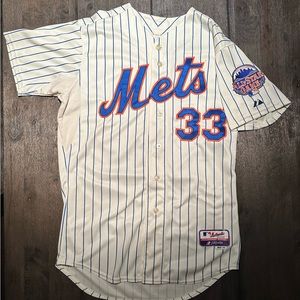 AUTHENTIC MATT HARVEY 2013 NEW YORK METS JERSEY MENS SIZE LARGE (44) ASG PATCH